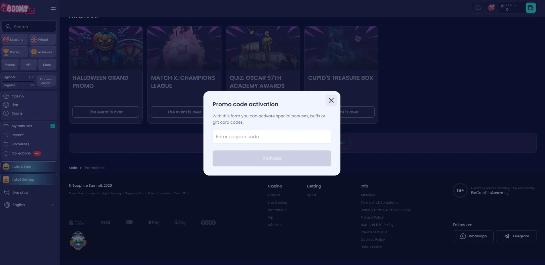 Booms Bet promo code – nieuwste bonuscodes & gratis spins